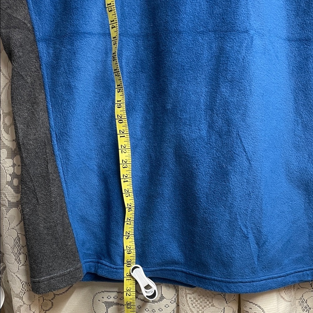 Columbia Royal Blue and Charcoal Vest with Zip Front Pockets - Picture 6 of 7